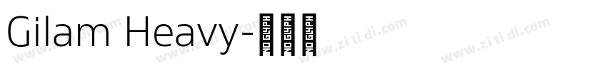 Gilam Heavy字体转换